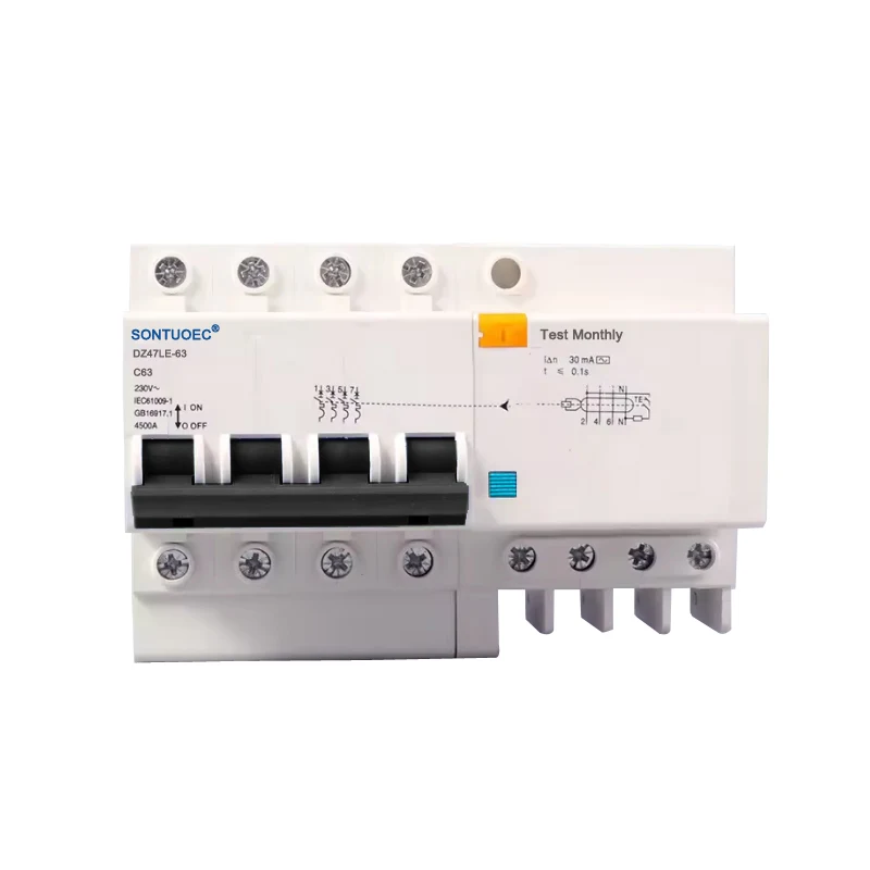 4p RCBO AC ტიპი