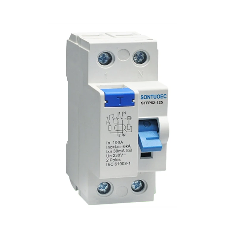 ელექტრონული მაგნიტური A ტიპის RCCB 125A/30MA